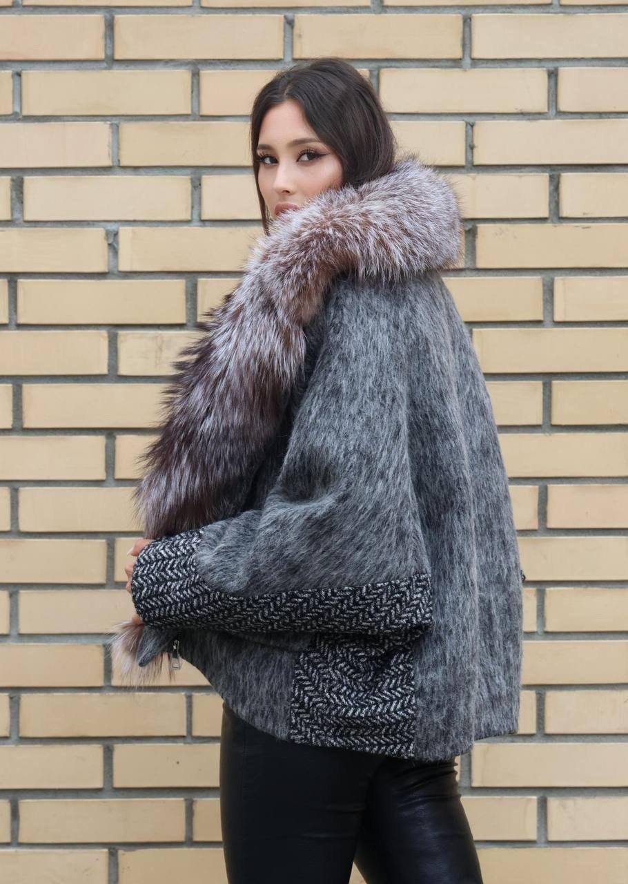 пальто с чернобуркой,меховая куртка,куртка с мехом,комбинированное пальто,пальто с мехом