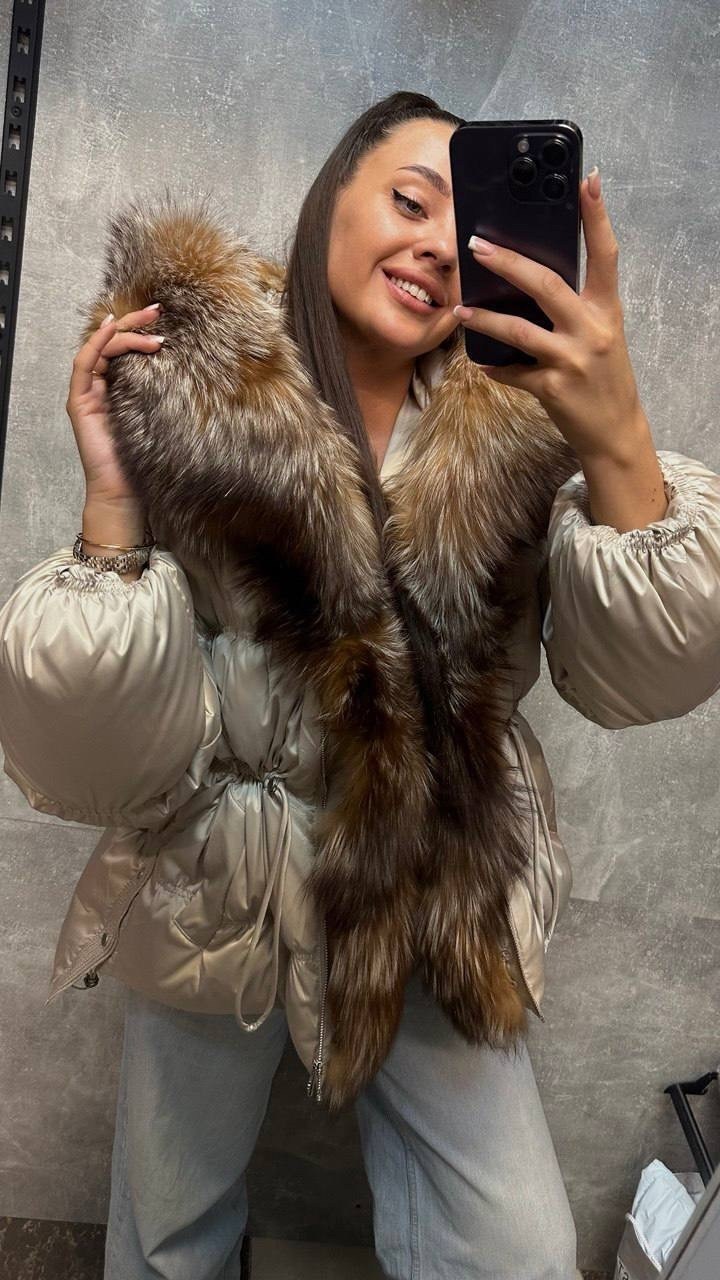 стильные пуховики,пуховики с мехом,пуховик с натуральным мехом,женский пуховик,пуховик короткий