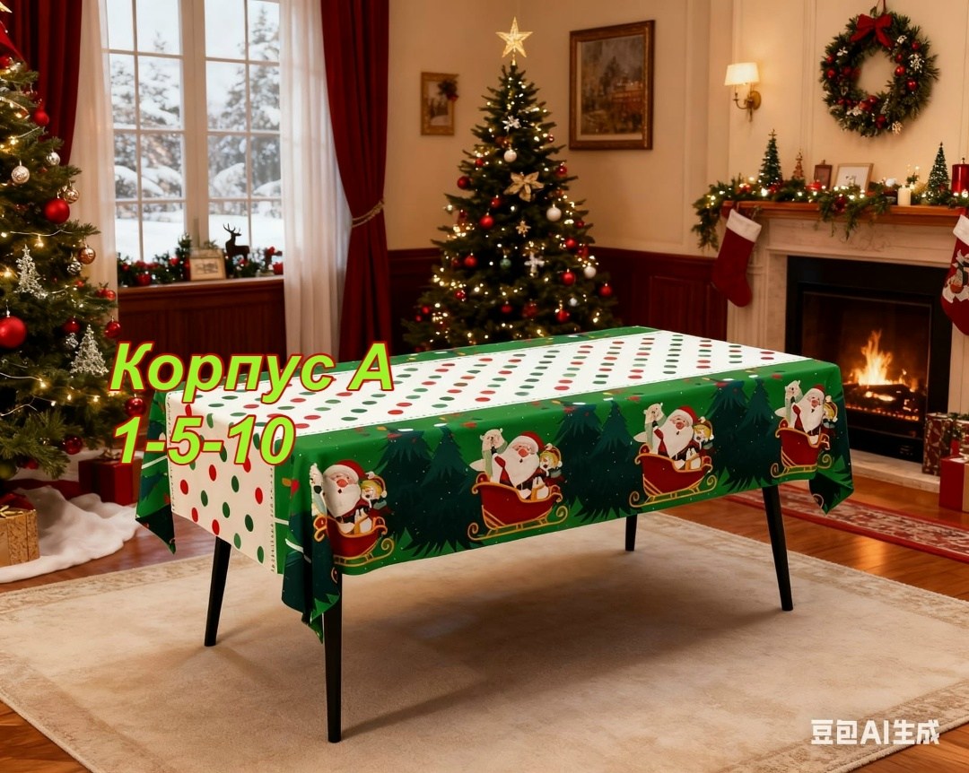 новогодние скатерти,скатерти для стола,скатерть новогодняя на стол,скатерть с новогодним принтом,новогодняя скатерть клеенка