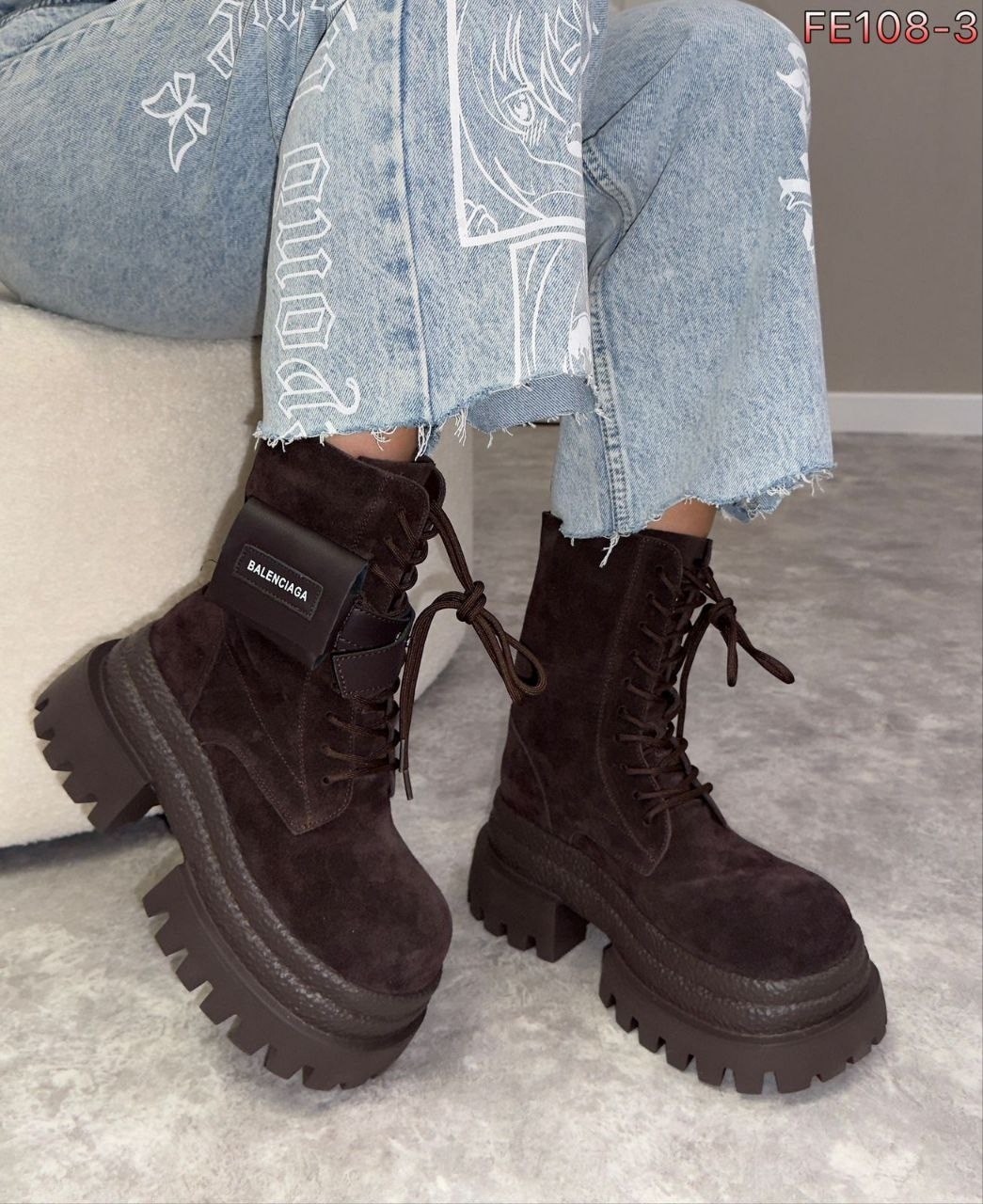 ботинки balenciaga,,стильные ботинки,ботинки зимние balenciaga женские, баленсиага