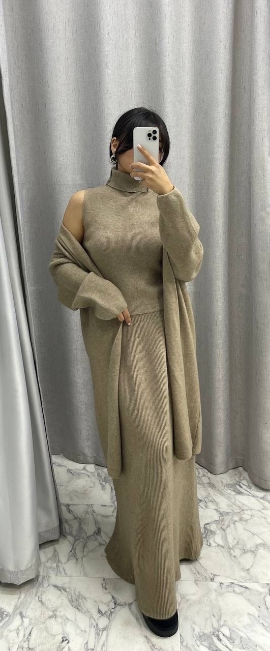 мусульманская платья,трикотажные костюмы,вязаные платья,одежда мусульманская,пальто кардиган