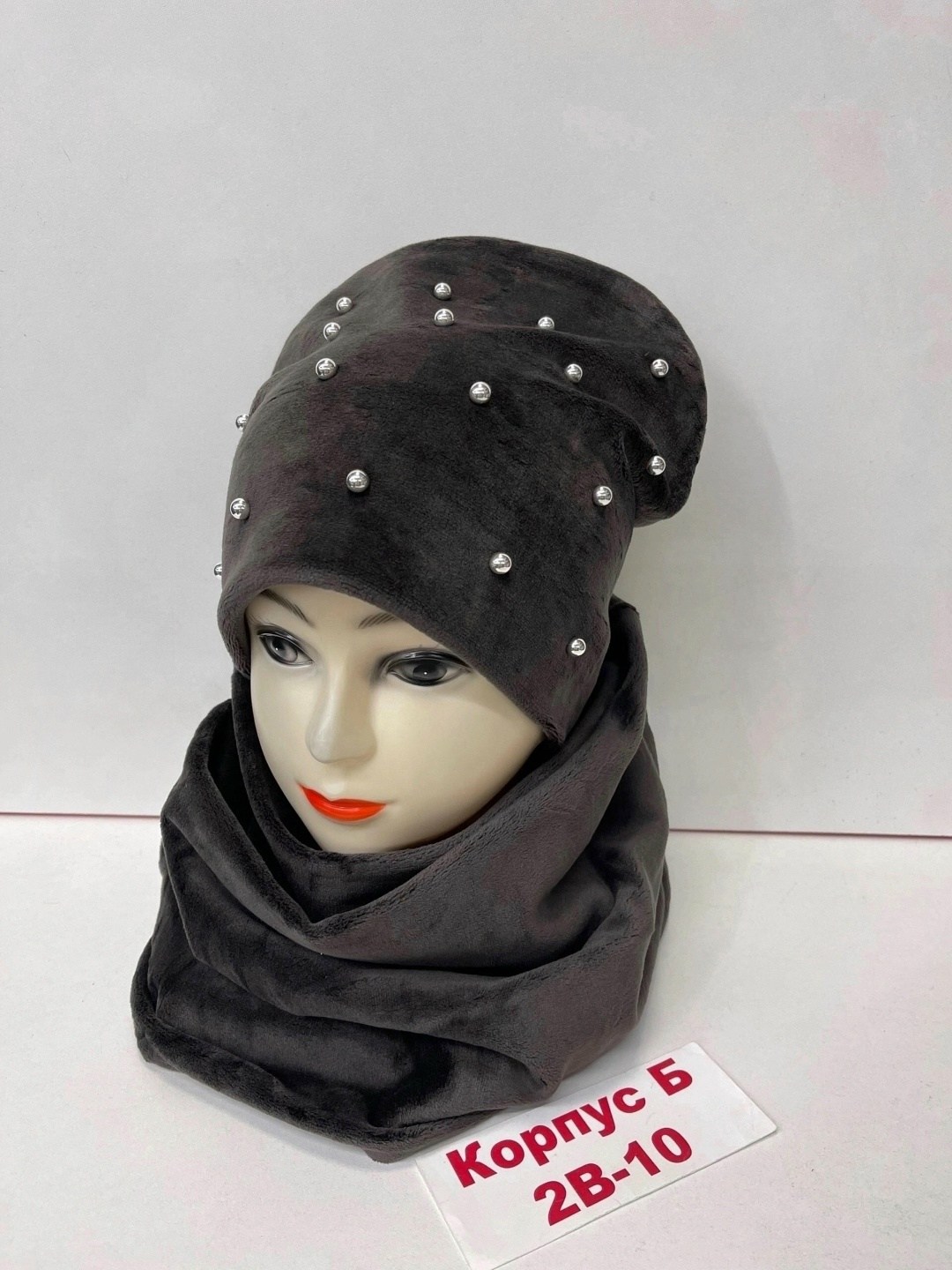 хомут и шапка велюр,комплект женский шапка и хомут,комплект шапка шарф,комплект женский шапка,комплект шапки