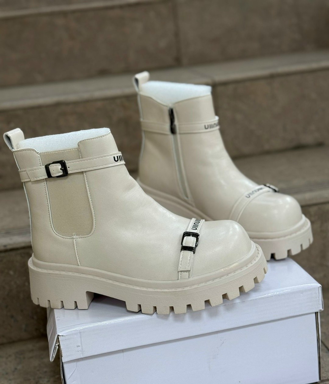 ,женские ботинки, женская зимняя,ботинки челси женские зимние бежевые высокие, женская