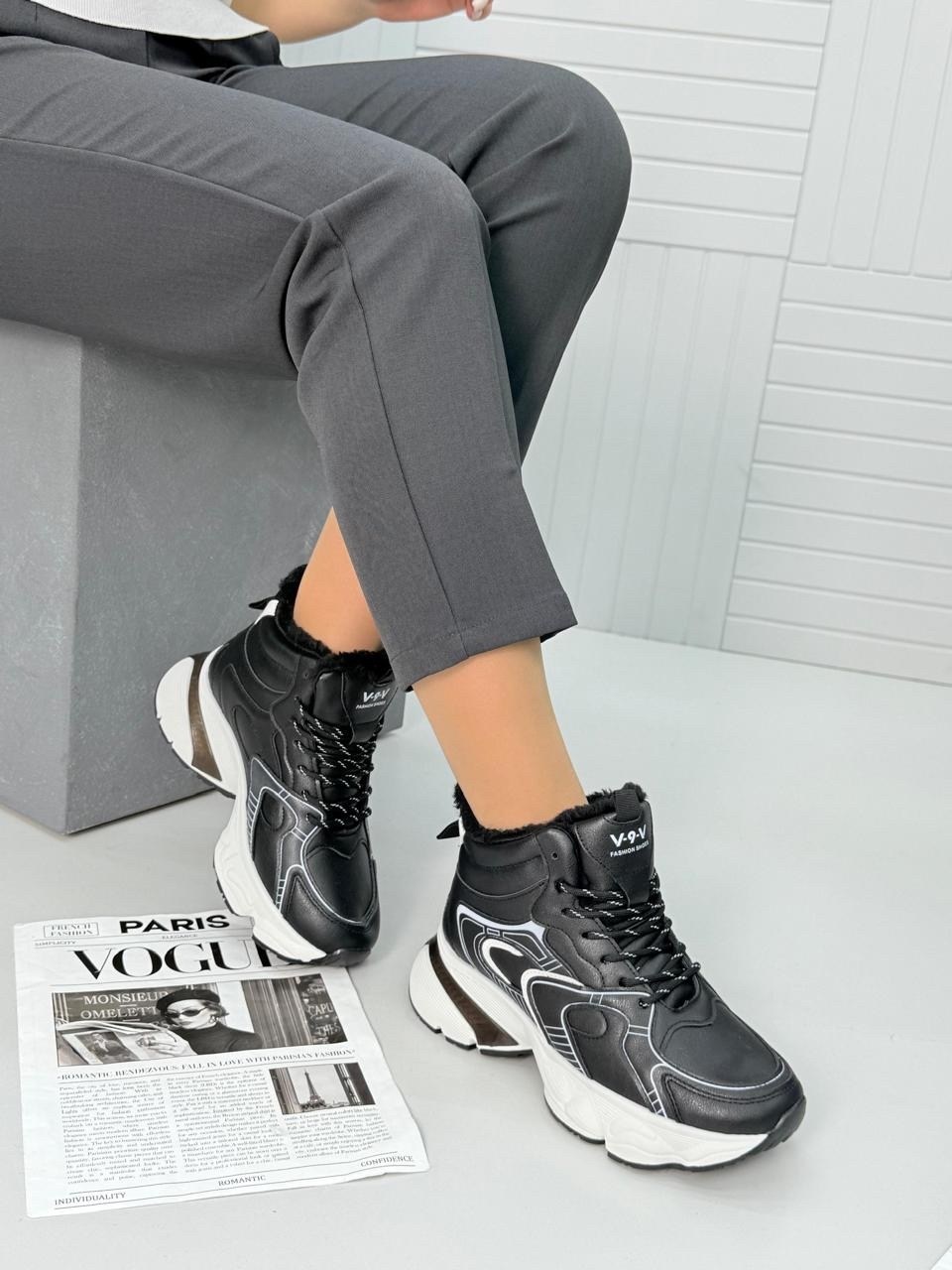 кроссовки женскиe,кроссовки женские зимние,зимние кроссовки,,кроссовки черные