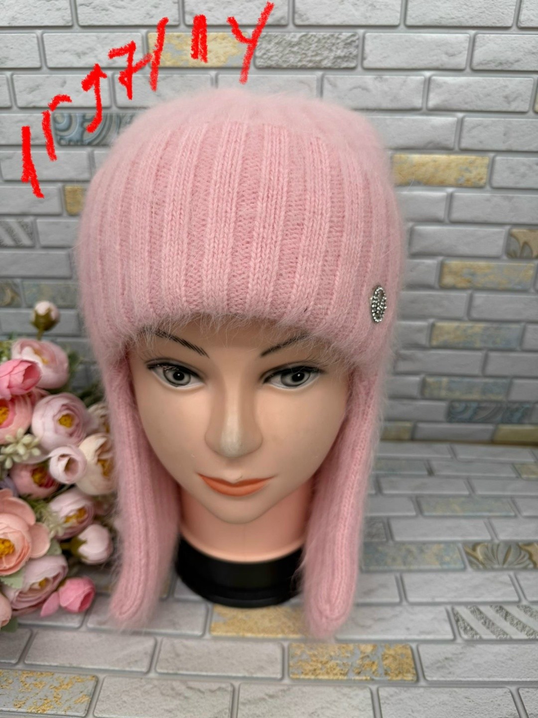 шапка женская,женская вязаная шапка,шапка,шапка женская на флисе,шапка для девочек