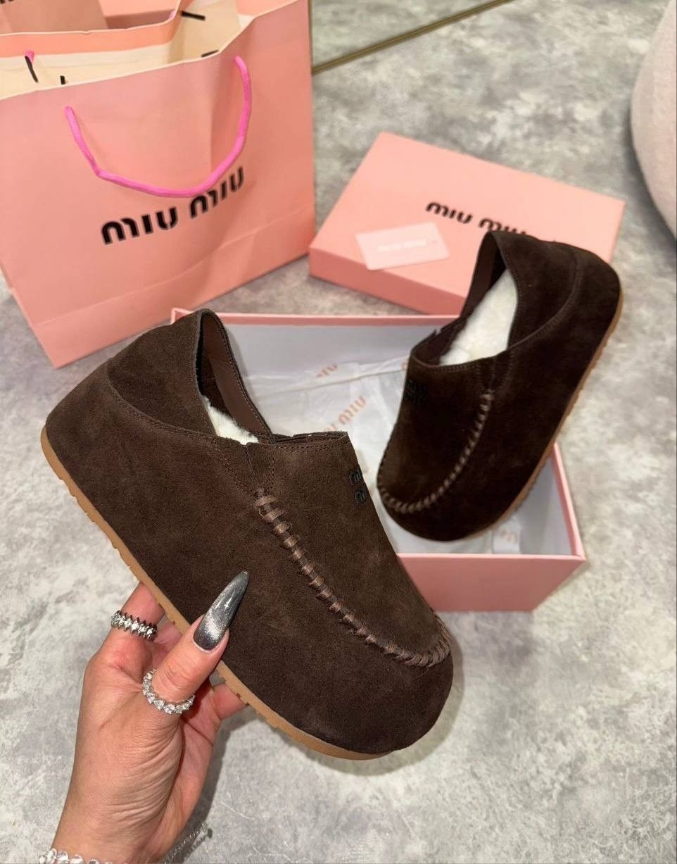 ,мюли женские,женская ,лоферы miu miu,мюли замшевые