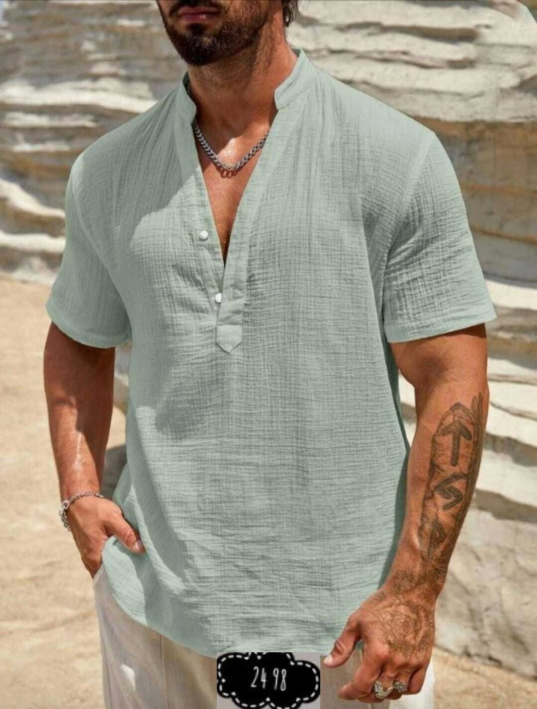 рубашка льняная мужская,летняя мужская рубашка,мужская повседневная рубашка,повседневная рубашка,пляжная рубашка мужская