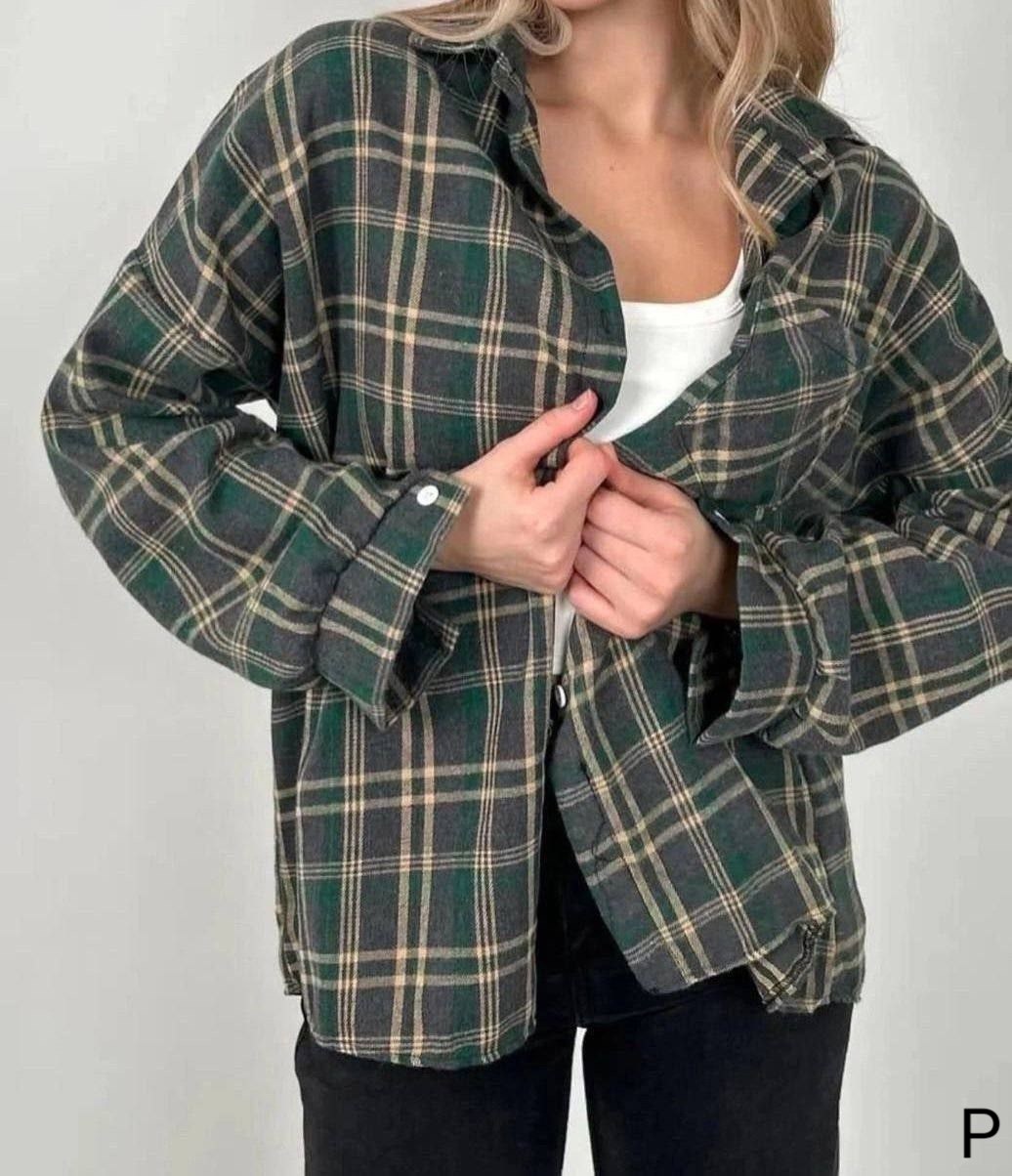 рубашка клетчатая женская,рубашка клетчатая,стильная женская рубашка,рубашка женская в клетку теплая оверсайз,рубашка клетка