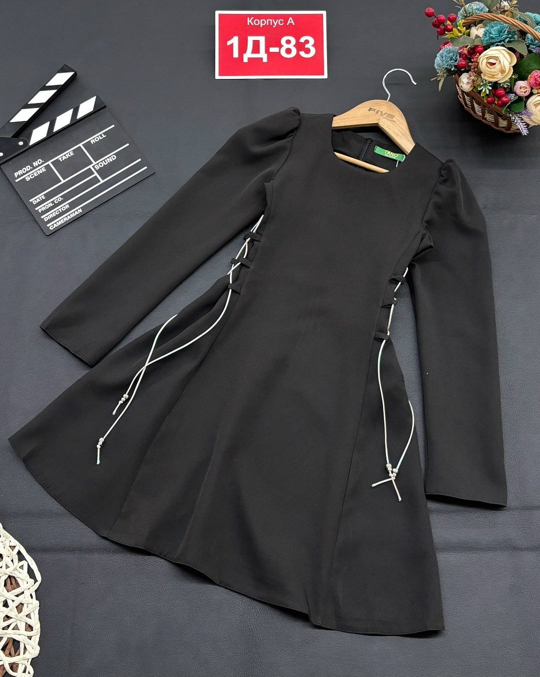 платье,платье женские,школьное платье,платье с завязками,платье на флисе