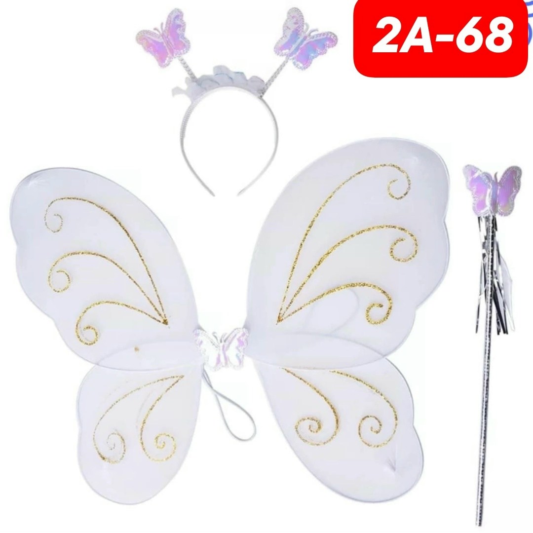 детские крылья с бабочками,карнавальный набор бабочка,бабочка крылья,карнавальный набор фея,набор крылья бабочки