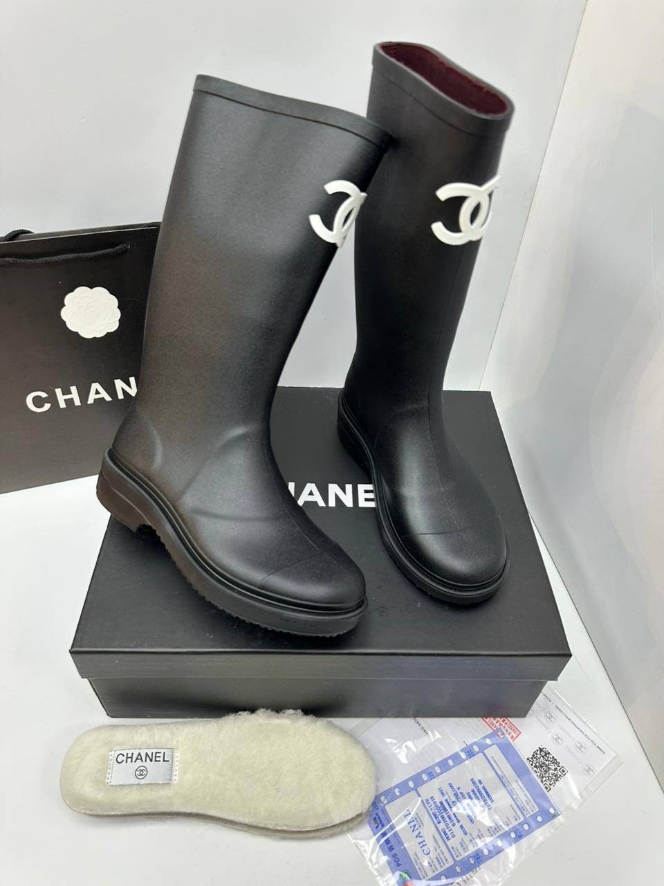 сапоги chanel,резиновые сапоги chanel,резиновые сапоги шанель,резиновые сапоги женские,сапоги шанель