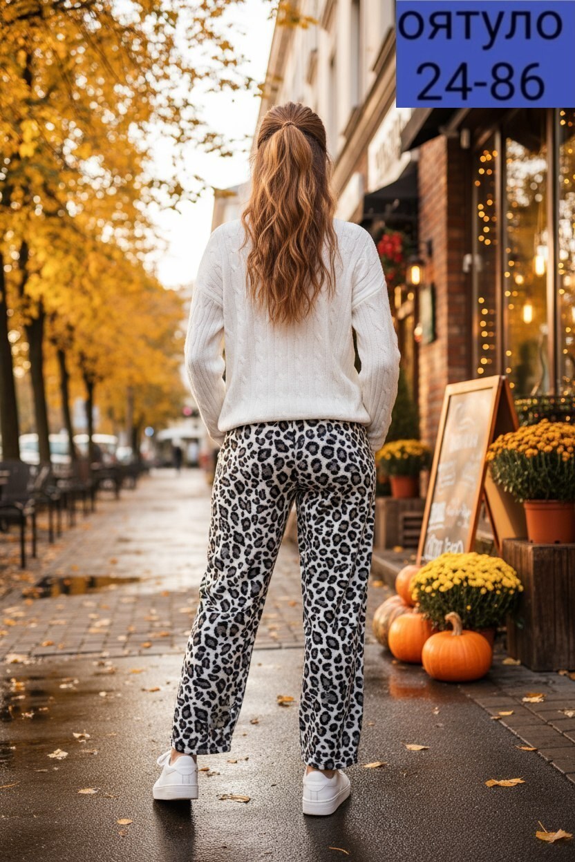леопардовые брюки,модные брюки,трикотажные брюки,женские брюки,леопардовые штаны