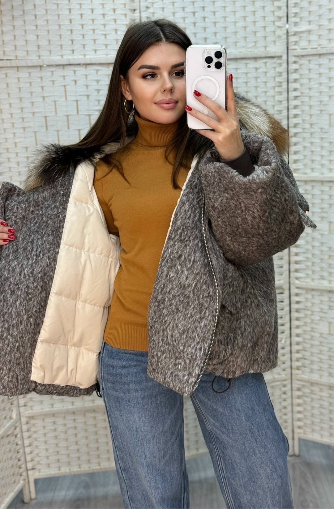 модная куртка,меховая куртка,пуховики с мехом,женский пуховик,куртка