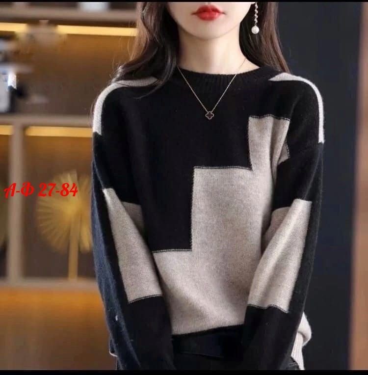 женский трикотажный свитер с круглым вырезом,кофта женская,женский вязаный свитер с круглым вырезом,женский свитер,женский трикотажный пуловер с круглым вырезом