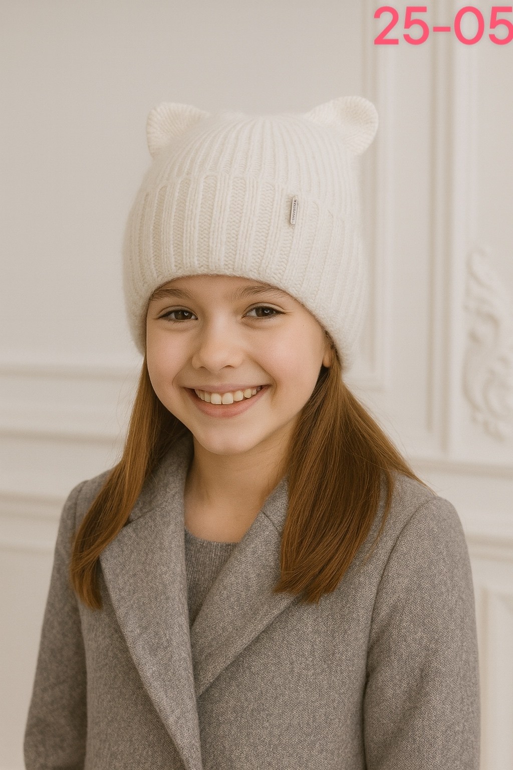 вязаная шапка с кошачьими ушками,шапка вязаная с ушками,шапка для девочек,шапочка с ушками,шапка с ушками