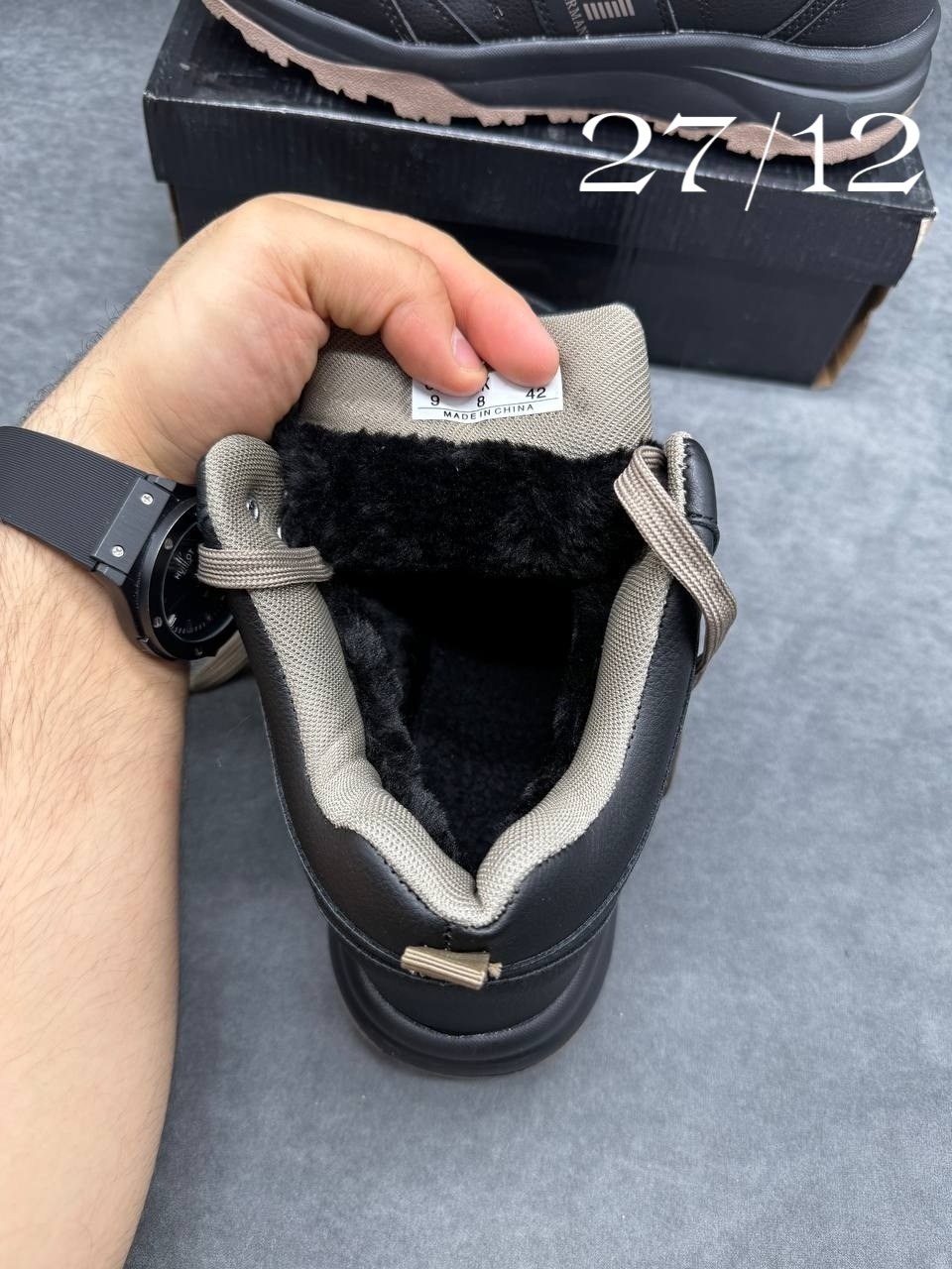 кроссовки мужские зимние,,кроссовки мужские armani,кроссовки armani,мужские зимние кроссовки с мехом