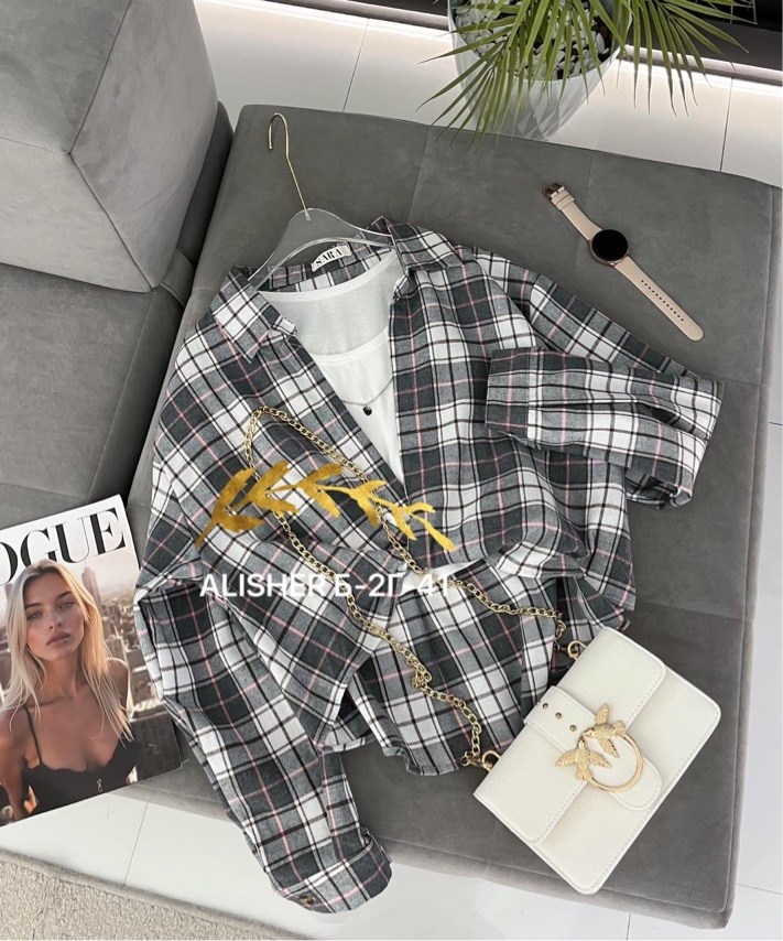 рубашка в клетку,женская рубашка в клетку,рубашка женская оверсайз в клетку,стильная рубашка,повседневная рубашка