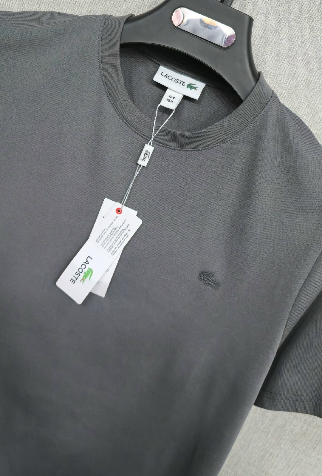 футболка лакоста серая мужская,футболка мужская,футболки для мужчин,футболки брендовые