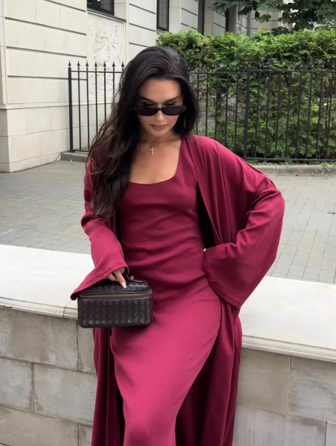 платье накидка,длинное платье,платье с кардиганом,костюм платье с кардиганом,костюм тройка женский