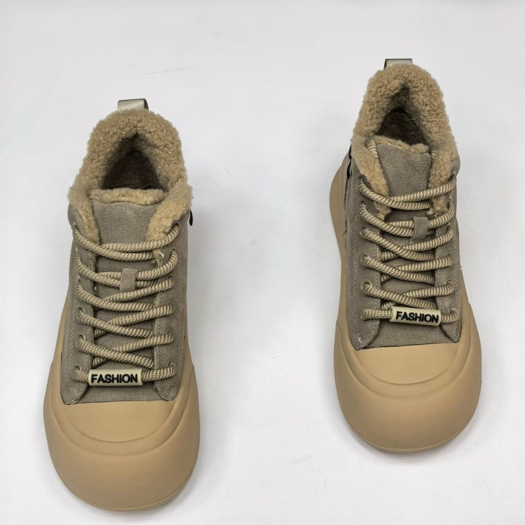 ,кроссовки женскиe,ботинка,теплые кроссовки,бежевые ботинки