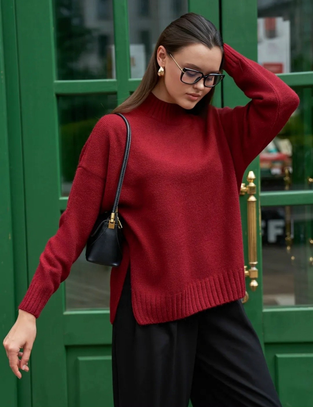 модные свитера,коричневый свитер,женский свитер,уютный свитер,свитер джемпер