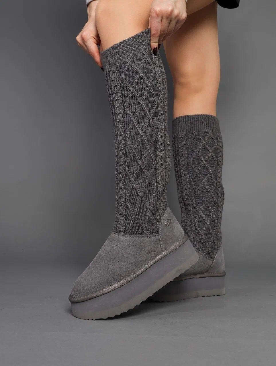 вязаные сапоги,сапожки вязаные,вязаные угги,ботинки с вязаным голенищем,сапоги модные