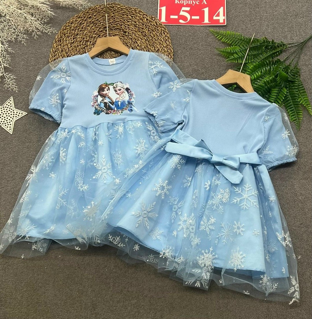 платье снежинка для девочки,платье эльза холодное сердце,для девочек платья,нарядное платье для девочки,новогоднее платье снежинка
