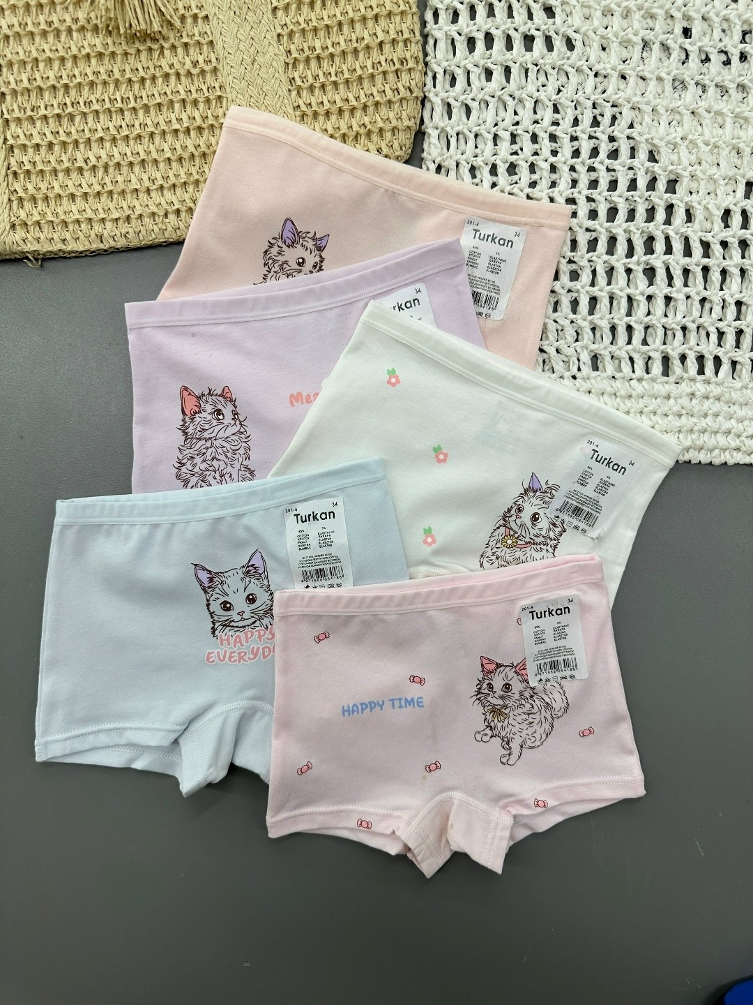 детские трусы для девочек,комплект трусов для девочки,трусики для девочек,нижнее белье для девочек,комплект трусов baykar для девочек