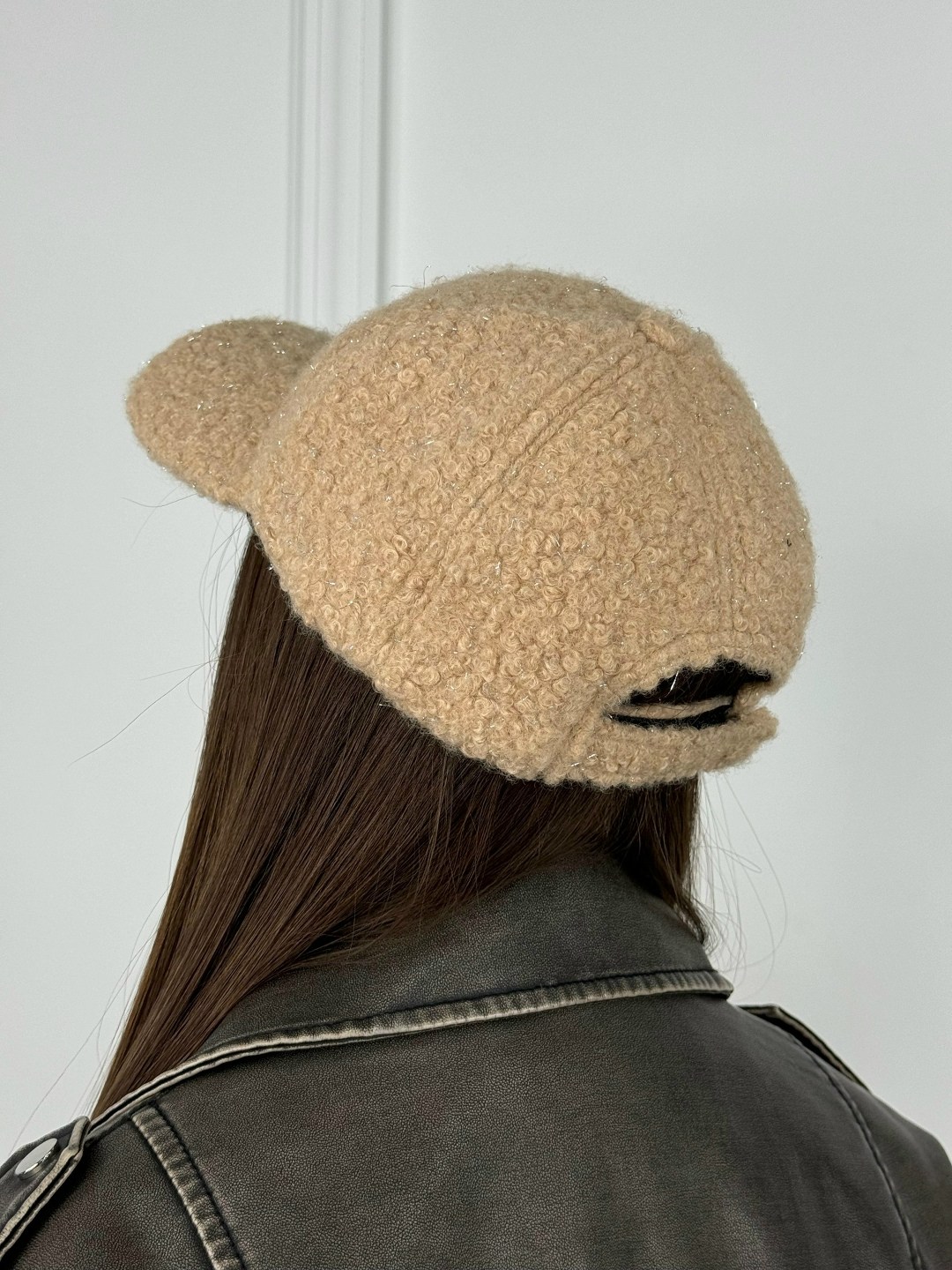 бейсболка женская,женские кепки,бейсболка меховая,бейсболка повседневная,бейсболка