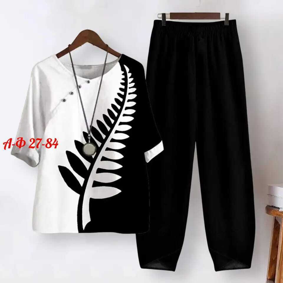 комплект одежды женский,костюмы двойки,костюм с принтом,пижамы для женщин,летние костюмы