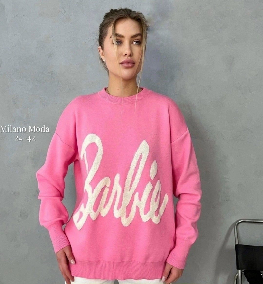 стильная кофта,свитер барби,кофта женская,модные свитера,свитшот женская