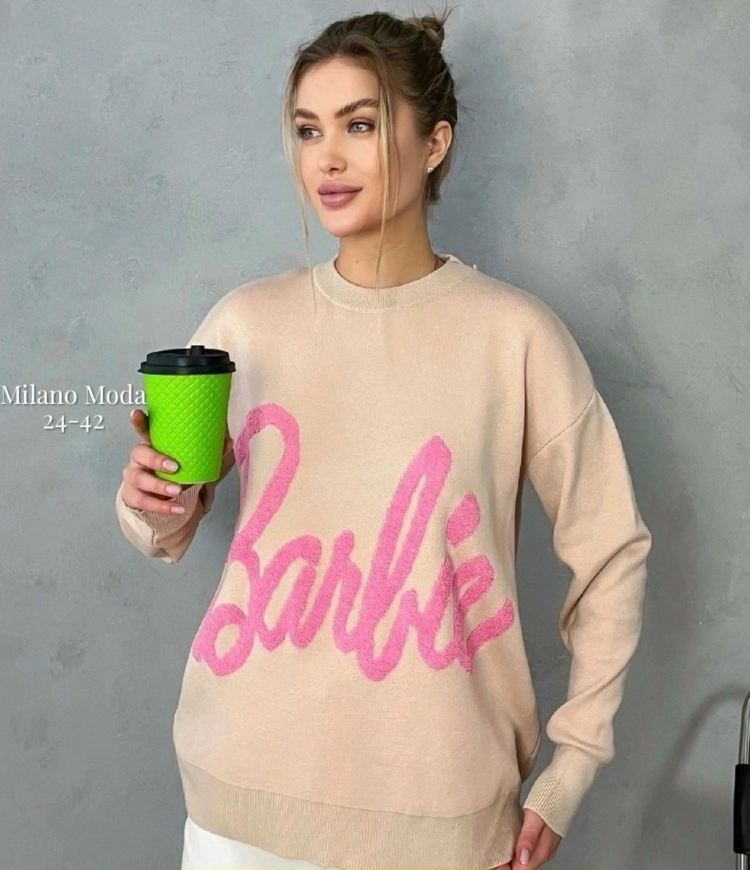стильная кофта,свитер барби,кофта женская,модные свитера,свитшот женская