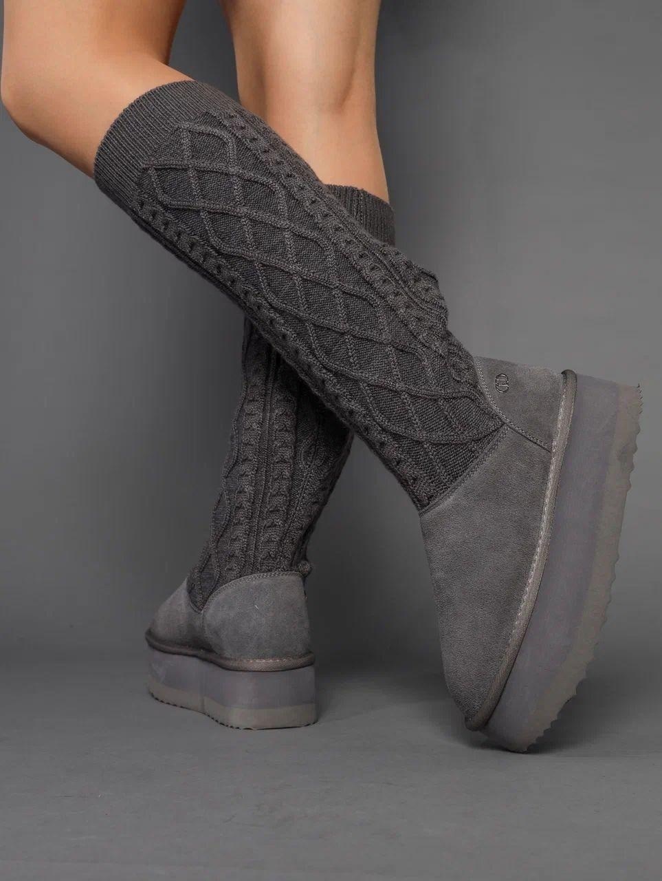 вязаные сапоги,сапожки вязаные,вязаные угги,ботинки с вязаным голенищем,сапоги модные