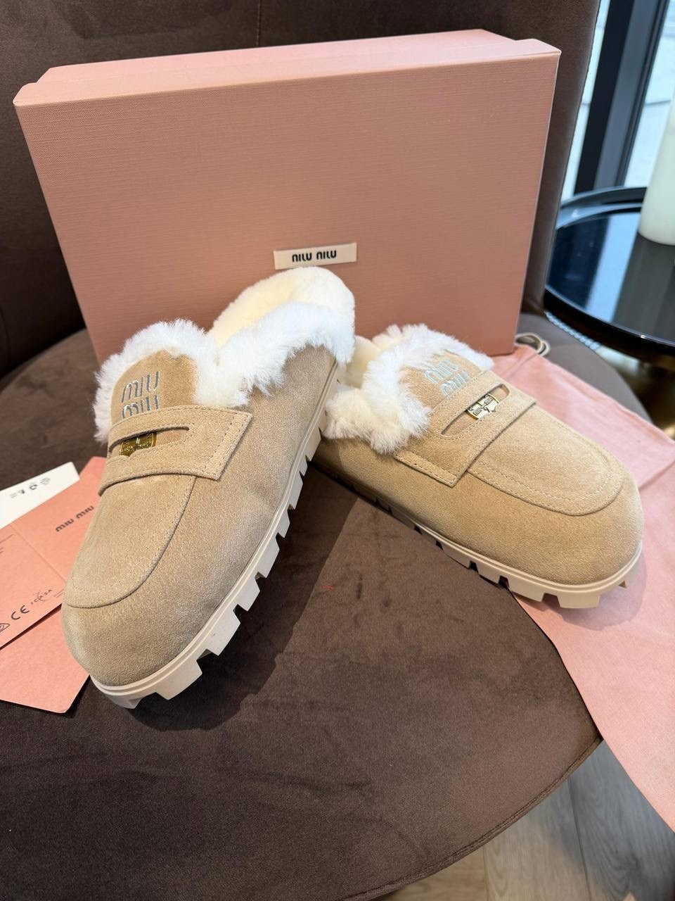 ,тапки с мехом,меховые тапочки,сабо с мехом,тапки меховые