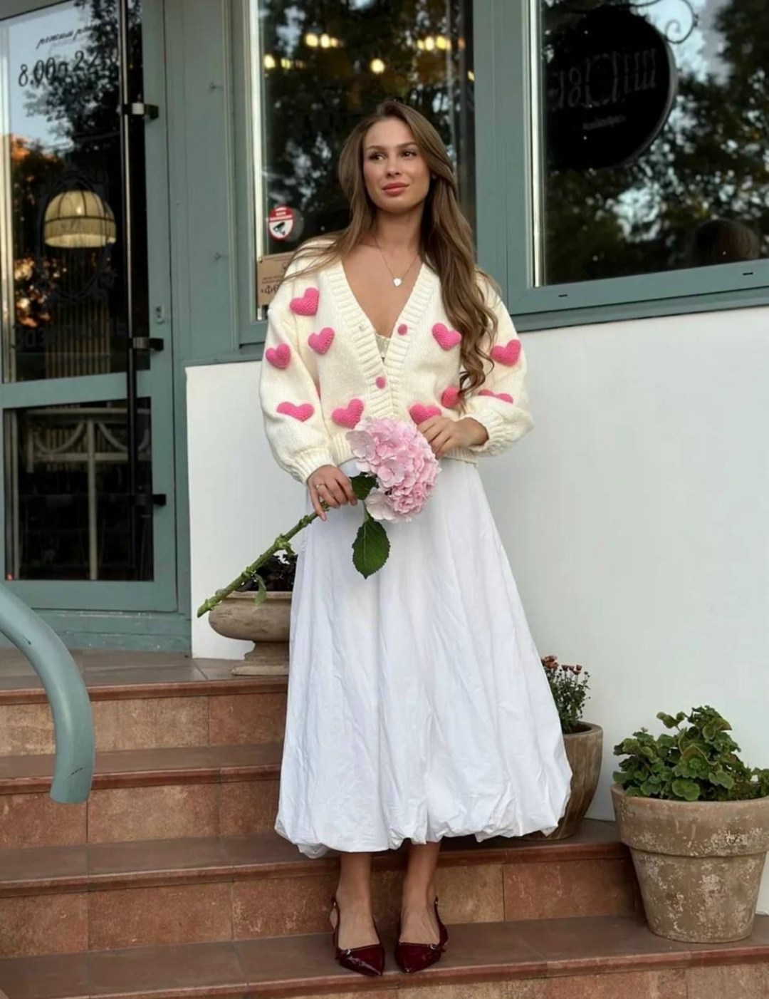 кардиган с сердечками,женский вязаный кардиган,кардиган кофта,кардиган вязаное,кардиган вязаный кофта