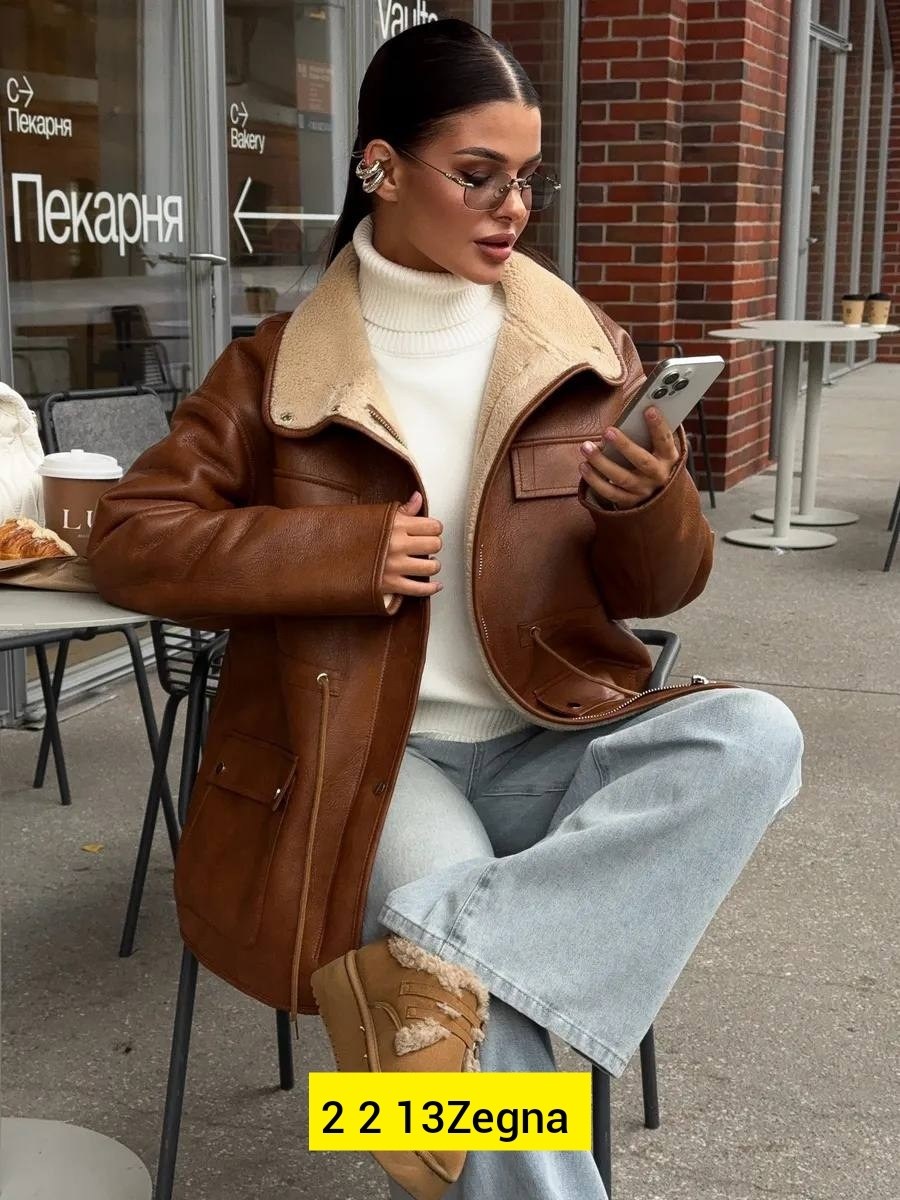 дубленка женская,стильная дубленка,дубленка женская авиатор,дубленка эко,дублёнка авиатор