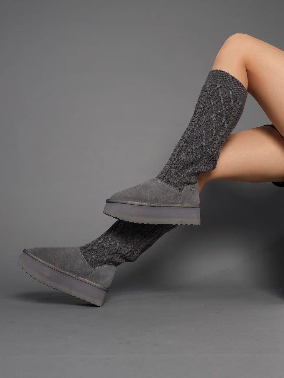 вязаные сапоги,сапожки вязаные,вязаные угги,ботинки с вязаным голенищем,сапоги модные