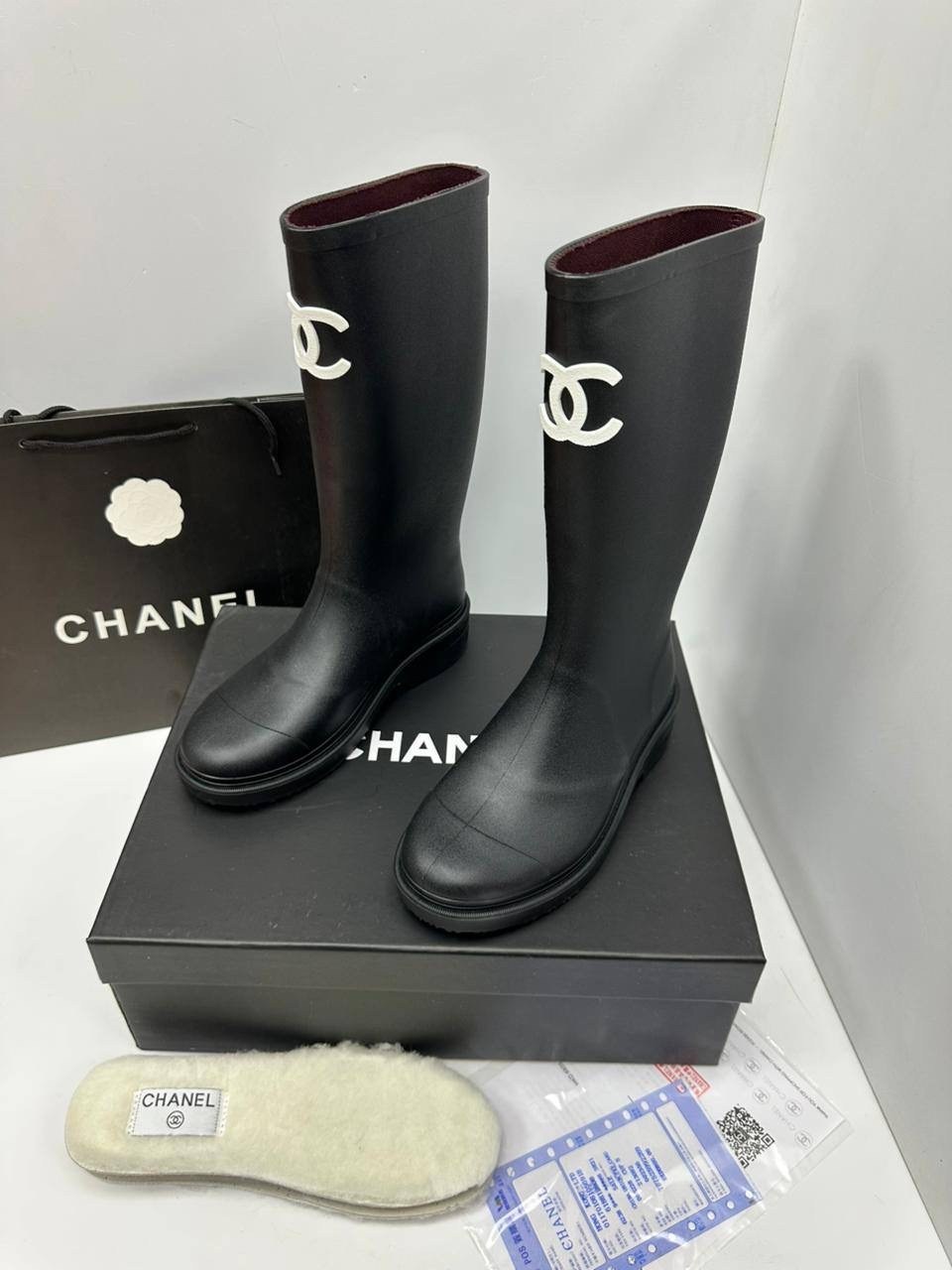 сапоги chanel,резиновые сапоги chanel,резиновые сапоги шанель,резиновые сапоги женские,сапоги шанель