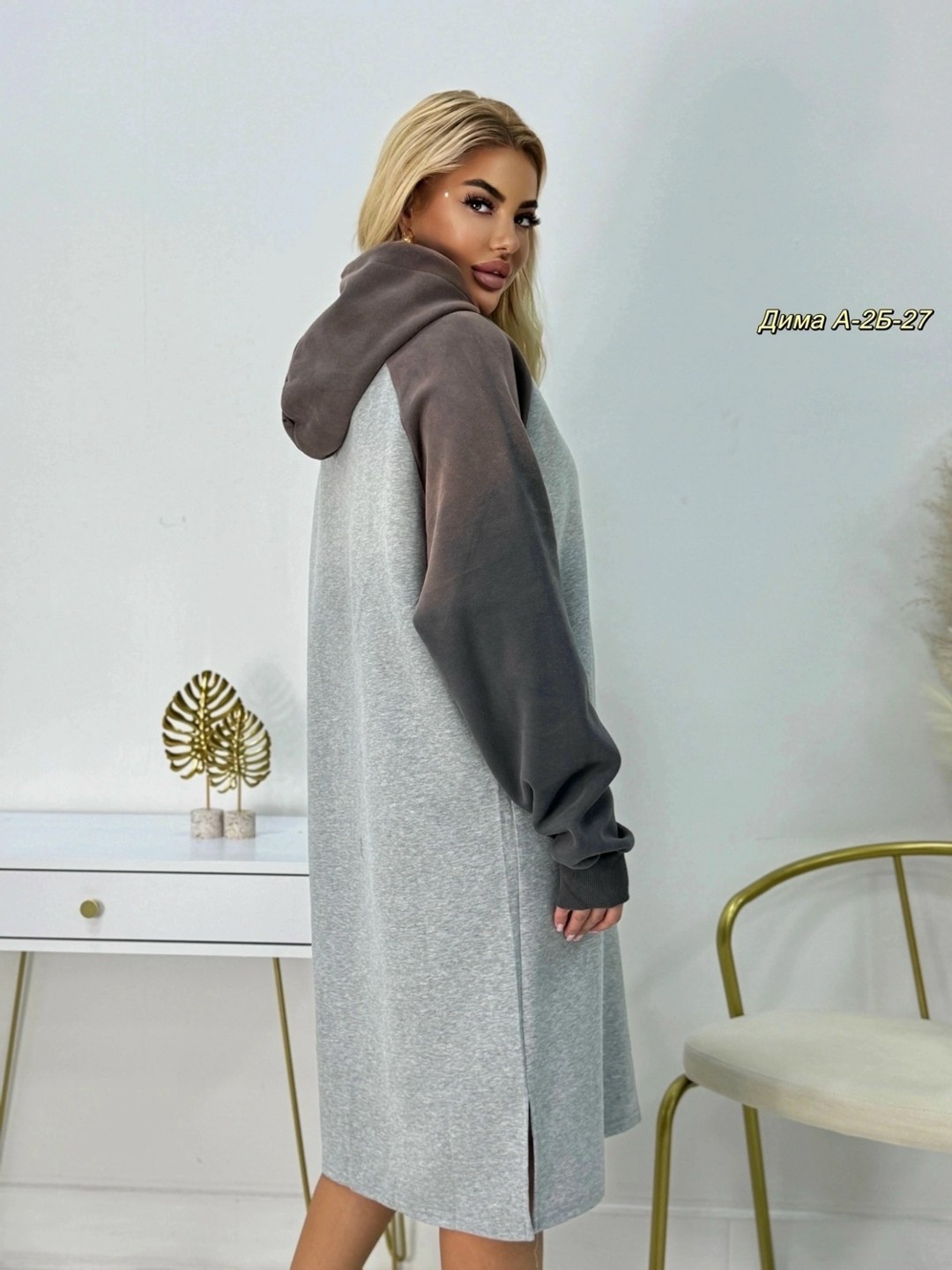 спортивное платье,платье на флисе,платье женская,платье с капюшоном,женская кофта