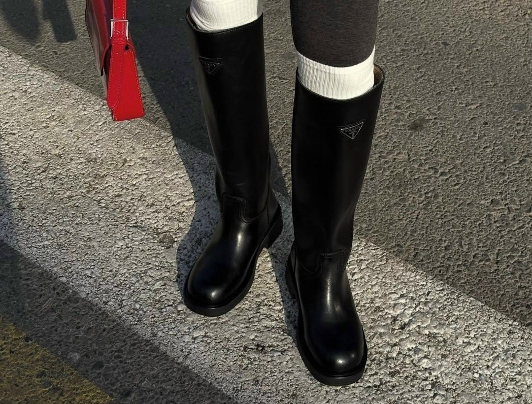 сапоги прада черные,,сапоги прада,женские сапоги,сапоги prada