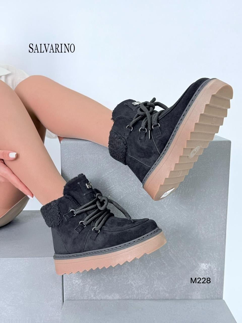 ,угги женские,зимняя женская ,замшевые ботинки, женская