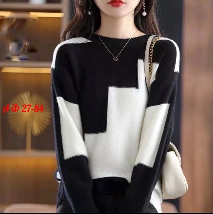 женский трикотажный свитер с круглым вырезом,кофта женская,женский вязаный свитер с круглым вырезом,женский свитер,женский трикотажный пуловер с круглым вырезом