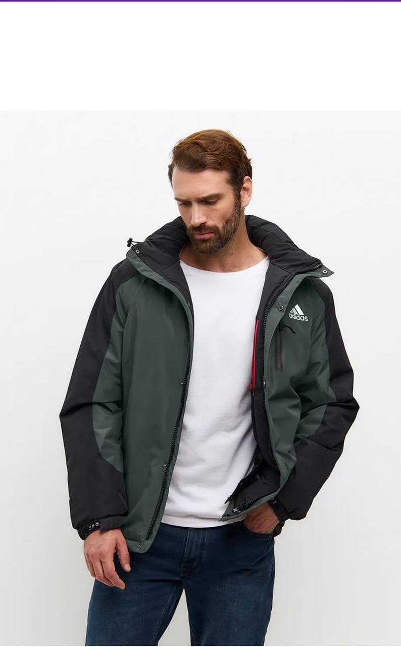 куртка мужская adidas,куртка зимняя с капюшоном adidas,куртка мужская зимняя с мембраной,куртка adidas traveer ins j,куртка адидас climaproof мужская