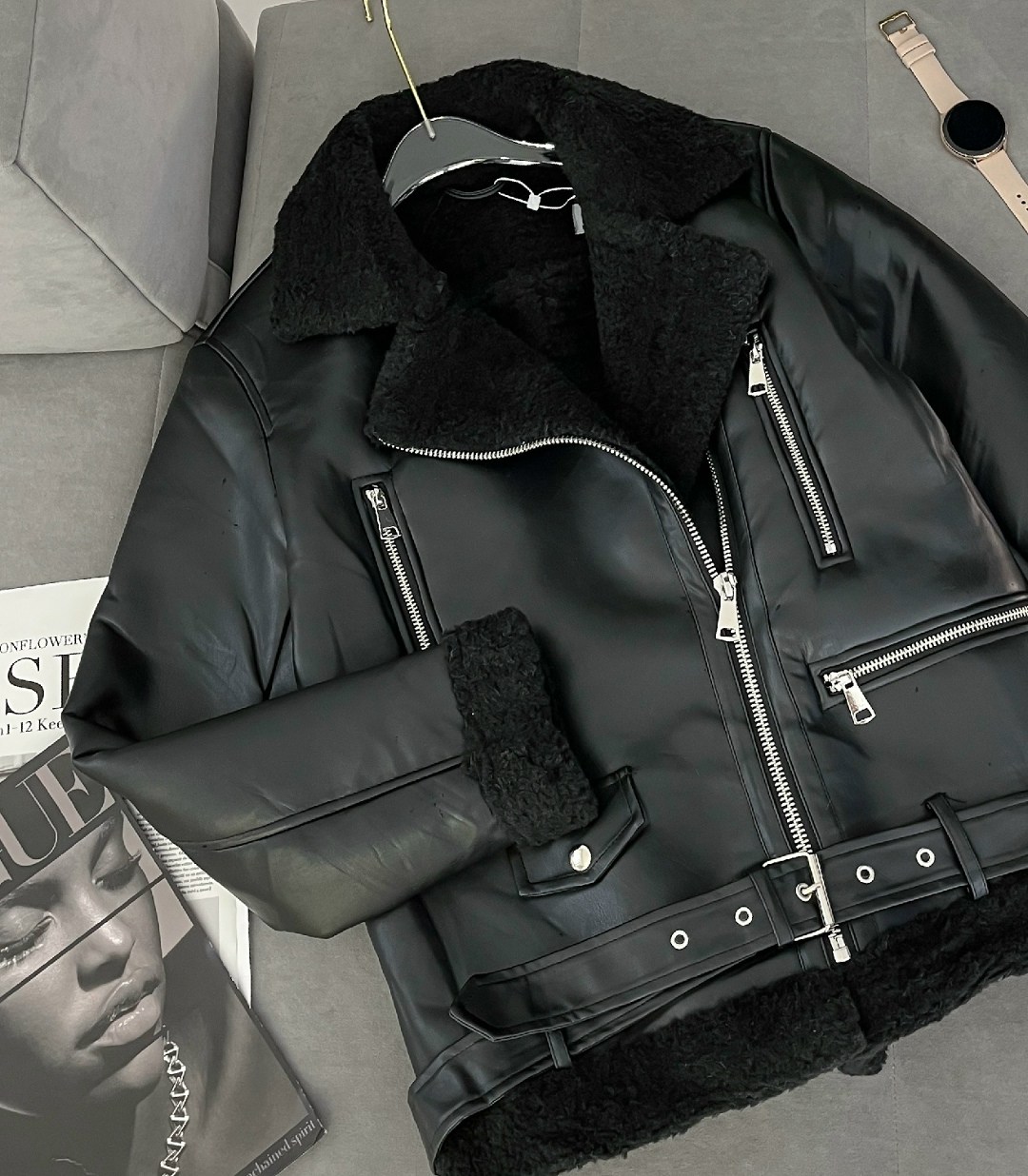 стильная дубленка,женская дублёнка,дубленка женская авиатор,бежевая дубленка,дубленка зимняя