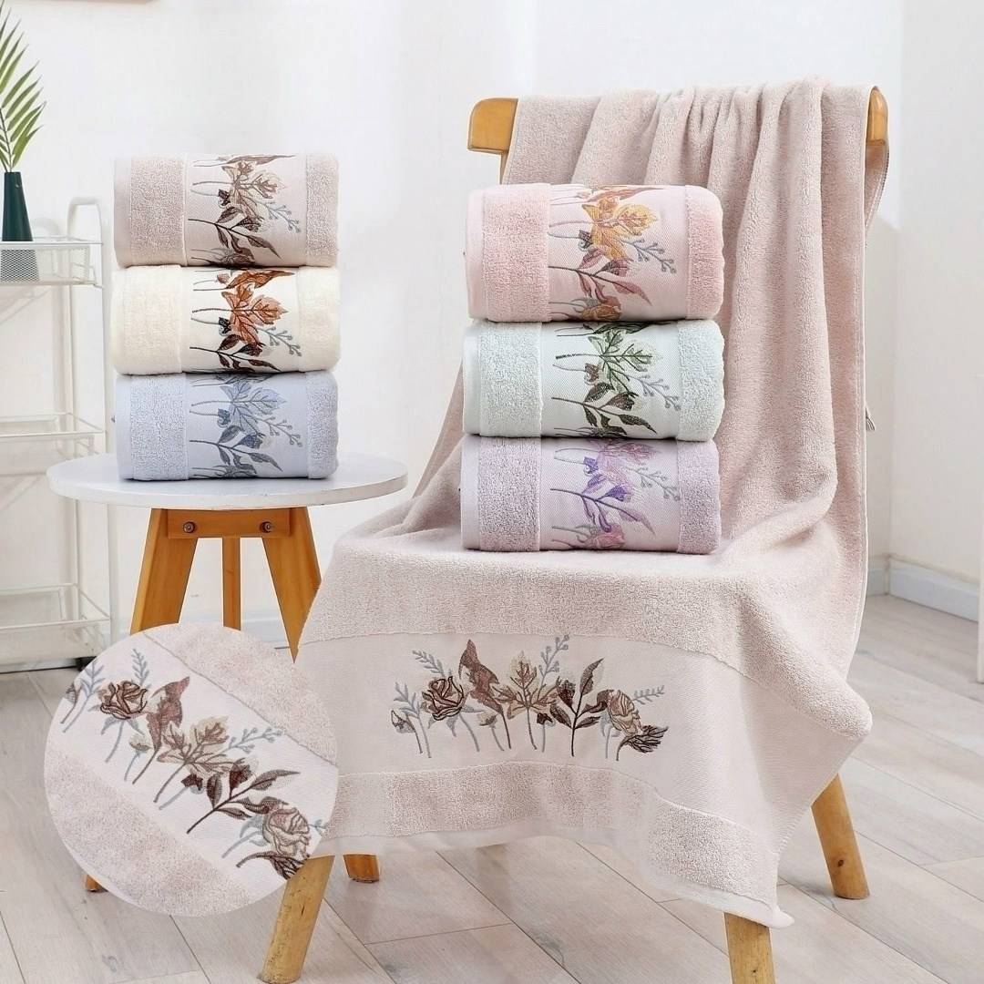 комплект полотенца pupilla бамбук,полотенца махровая,комплект махровых полотенец,набор махровых полотенец,набор полотенец