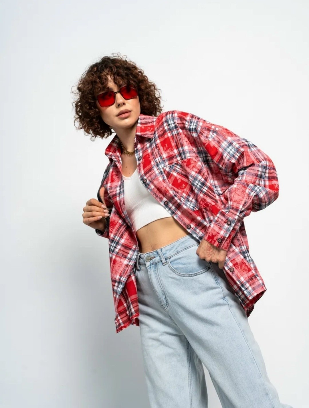 рубашка в клетку женская оверсайз,женская рубашка в клетку,рубашка в клетку,рубашка женская оверсайз в клетку удлиненная,женская рубашка