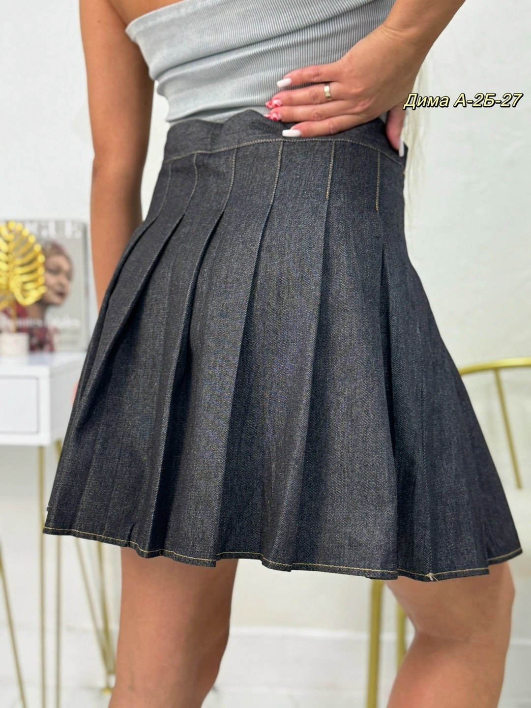 юбка мини в складку,юбка мини,юбка,женский юбки,юбка джинс
