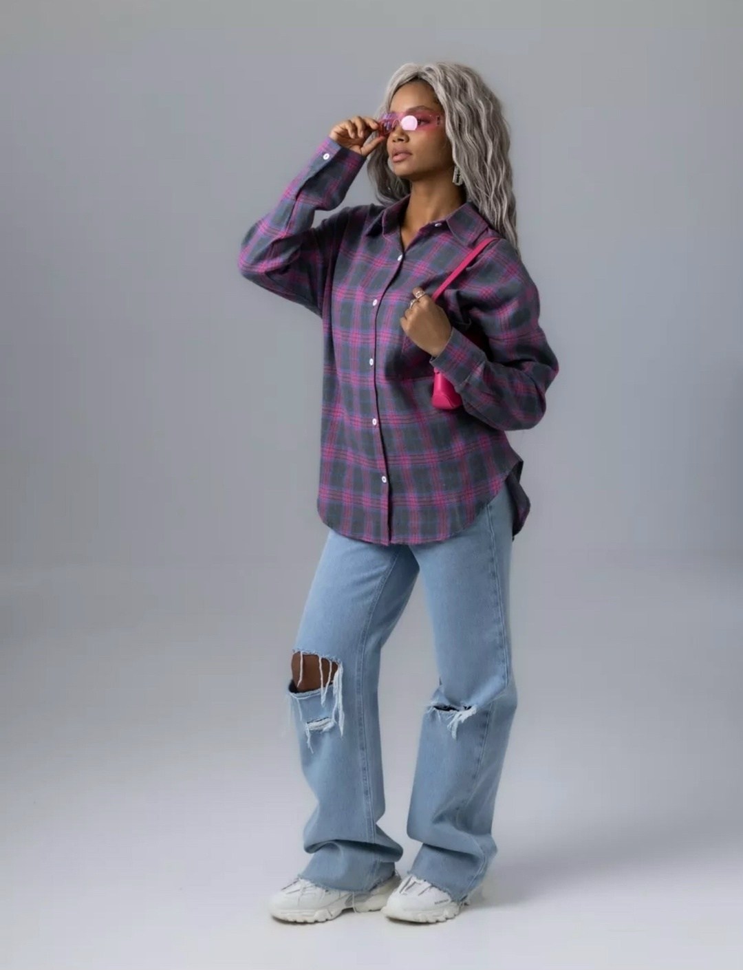 рубашка в клетку женская оверсайз,женская рубашка в клетку,рубашка в клетку,рубашка женская оверсайз в клетку удлиненная,женская рубашка