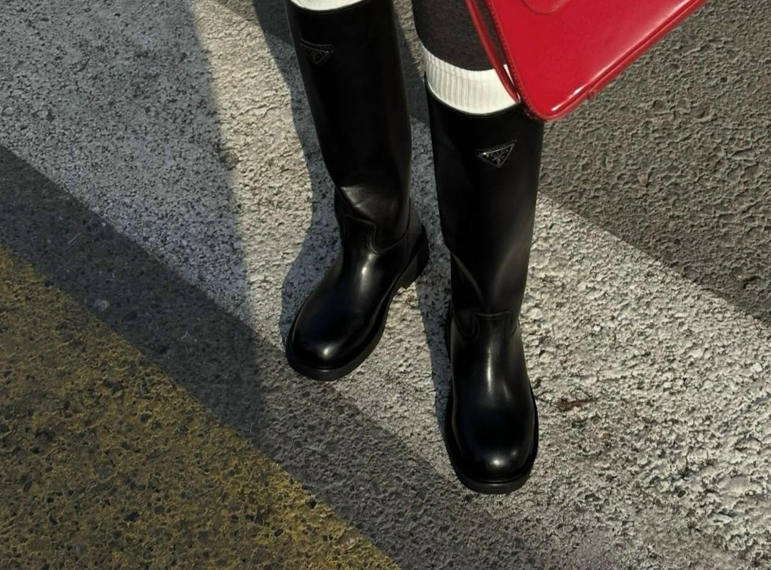 сапоги прада черные,,сапоги прада,женские сапоги,сапоги prada