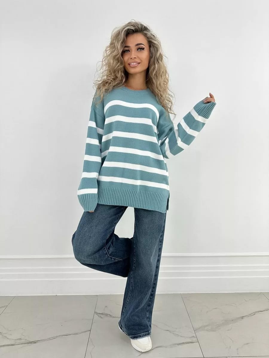 кофта женская,кофта оверсайз в полоску,свитера женские,джемпер оверсайз в полоску,кофта женская свитер